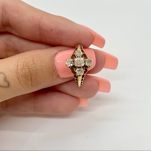 Vintage Diamond engagement ring - Picture 6 of 6